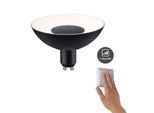PAULMANN LED-Leuchtmittel "360lm 4,9W schwarz/weiß 230V", Energieeffizienz: G, schwarz, L:6,6cm Ø:10cm, Leuchtmittel, LED-Leuchtmittel