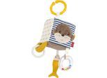 Greifspielzeug FEHN "Otter Theo, Activity-Würfel Otter", bunt, Greifspielzeug, BabyB:10cm H:10cm L:10cm, Plüsch, Softvelour, Stoff, Greifspielzeug, mit Befestigungsring, B:10cm H:10cm L:10cm