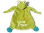 Schmusetuch NICI "My First NICI Kollektion, Froschkönig, Kleiner Prinz", Baby, grün, Plüsch, Polyester, Schnuffeltücher Schmusetuch, mit dreidimensionalen Augen mit aufgestickten Pupillen