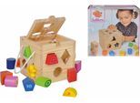 Steckspielzeug EICHHORN, bunt, Steckspielzeug, BabyB:14cm H:14cm T:14cm, Holz, Steckspielzeug, aus Holz, B:14cm H:14cm T:14cm