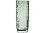 Dekovase LEONARDO "Vase MARTELLO", grün, B:8cm H:26,5cm T:10cm, Glas, Vasen, Dekovase