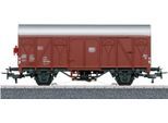Güterwagen MÄRKLIN "Märklin Start up - Gedeckter Güterwagen - 4411", braun, Modelleisenbahn-Fahrzeuge, KinderB:3,5cm H:5cm L:11,5cm, Kunststoff, Metall, Güterwagen, Made in Europe, B:3,5cm H:5cm L:11,5cm