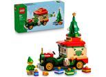 Konstruktionsspielsteine LEGO "Lieferwagen des Weihnachtsmanns (40746), LEGO Iconic", bunt, Spielbausteine, Kinder, Kunststoff, Konstruktionsspielsteine, Made in Europe