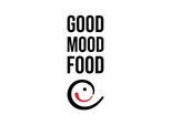 Wanddekoobjekt QUEENCE "GOOD MOOD FOOD", rot, B:30cm H:45cm T:0,1cm, Stahl, Wanddekoobjekte, Wanddekoobjekt, Stahlschild, Blechschild, Spruch, Witzig, Wanddeko, retro, 20x30cm