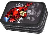 Federmäppchen COOLPACK "Etui, Marvel, Avengers", Kinder, bunt (avengers), Polyester, Schreibgeräteetuis Federmäppchen, befüllt