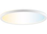 HANSEATIC LED Panel "DLP220A", weiß, 1, Ø 29,3cm H: 2,9cm, 1 Stk., Leuchten, Deckenlampe, Deckenleuchte, dimmbar, CCT über Wandschalter, Backlight, LED Panel
