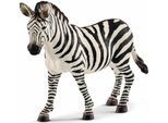 Spielfigur SCHLEICH "WILD LIFE, Zebra Stute (14810)", schwarz-weiß (weiß, schwarz), Spielfiguren, KinderB:3cm H:9cm T:12cm, Kunststoff, Spielfigur, B:3cm H:9cm T:12cm
