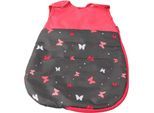 Puppen Schlafsack CHIC2000 "Bola, Butterfly", bunt (butterfly koralle), Puppenausstattungen, Kinder, Polyester, Puppen Schlafsack