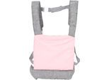 Puppen Bauchtrage CHIC2000 "Sternchen", rosa (melange grau, rosa), Puppenausstattungen, KinderB:31cm H:3cm T:31cm, Polyester, Puppen Bauchtrage, B:31cm H:3cm T:31cm