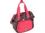 Puppen Wickeltasche CHIC2000 "Butterfly", bunt (butterfly koralle), Puppenausstattungen, KinderB:15cm H:24cm T:15cm, Polyester, Puppen Wickeltasche, B:15cm H:24cm T:15cm