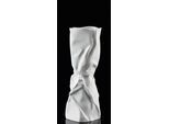 Tischvase KAISER PORZELLAN "Papyrus", weiß, B:10cm H:25cm T:9,5cm, Biskuitporzellan, Vasen, Tischvase, Höhe ca. 25 cm