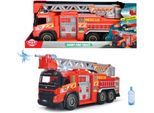 Spielzeug-Feuerwehr DICKIE TOYS "Giant Fire Truck", rot, Spielzeugfahrzeuge, KinderT:57cm, Kunststoff, Spielzeug-Feuerwehr, mit Licht und Sound, T:57cm