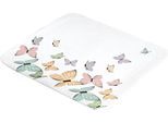 Duscheinlage KLEINE WOLKE "Butterflies", bunt (weiß, bunt), B:55cm L:55cm, PVC Schaum, Wanneneinlagen, Duscheinlage, mit Schmetterlingen, BxH: 55 x 55 cm