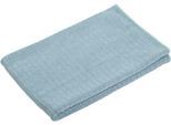 Geschirrtuch GÖZZE "Polier- und Geschirrtuch, Mikrofaser", blau (aqua), B:50cm L:70cm, Baumwolle, Polyamid, Geschirrtücher, Geschirrtuch, schnelltrocknend und kochfest