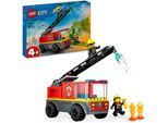 Konstruktionsspielsteine LEGO "Feuerwehrleiterfahrzeug (60463), LEGO City", bunt, Spielbausteine, Kinder, Kunststoff, Konstruktionsspielsteine, Made in Europe