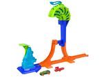 Autorennbahn HOT WHEELS "Hot Wheels Stunt Tracks Power Launch Champion", bunt, Autorennbahnen, KinderB:56cm H:46cm T:16cm, Kunststoff, Autorennbahn, B:56cm H:46cm T:16cm