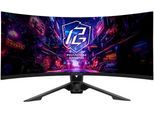 ASROCK Curved-Gaming-Monitor "PG34QR", Energieeffizienz: F, schwarz, B:80,9cm H:36,6cm T:12cm, Monitore, Curved-Gaming-Monitor