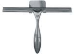 Duschabzieher KLEINE WOLKE "Puro", silber (silberfarben), B:24,2cm H:18cm L:2,5cm, Edelstahl, Wasserabzieher, Duschabzieher, Breite: 24 cm