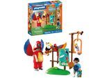 Konstruktions-Spielset PLAYMOBIL "Zoo: Maskottchen (72074), Animals & Friends", bunt, Spielbausteine, Kinder, Kunststoff, Konstruktions-Spielset