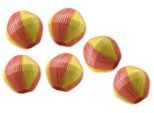 Wäschekugel MAXIMEX "Modell Flusenschreck Jumbo", rot (rot, gelb), Ø:5cm, Kunstfaser, Wäschekugeln, Wäschekugel, extra-große Wäschebälle für die Waschmascchine, sammeln Flusen & Haare