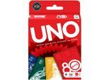 Spiel MATTEL GAMES "Mattel 80th Anniversairy UNO Ruby Red", bunt, Spiele, Kinder, Papier, Spiel