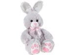 Kuscheltier HEUNEC "Hase Floppy 50 cm, grau", grau, Plüschfiguren, KinderH:50cm, Polyester, Kuscheltier, enthält recyceltes Material, H:50cm