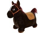 Hüpftier CHIC2000 "Pferd, braun", braun (dunkelbraun), Hüpfspielzeug, BabyB:57cm H:50cm T:57cm, Hüpftier, B:57cm H:50cm T:57cm