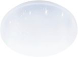 EGLO LED Deckenleuchte "POGLIOLA-S Ø 31 cm, Deckenlampe, Flurlampe, Küchenlampe", weiß, 1, Ø 31cm H: 5,5cm, 1 Stk., Leuchten, Ø31cm, Kristalleffekt Deckenleuchte, Lampe weiß, Kinderzimmerlampe, LED Deckenleuchte