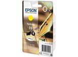 EPSON Tintenpatrone "DURABRITE ULTRA INK 16 (C13T16244012)", gelb, Tintenpatronen, original Druckerpatrone 16 gelb, Tintenpatrone