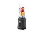 PHILIPS Standmixer "HR2760/00 mit ProBlend-Technologie", schwarz, B:11,7cm H:36,5cm T:12,3cm, Zerkleinerer, Blend & Go-Trinkbecher, 2 Geschwindigkeitsstufen, Schwarz, Standmixer