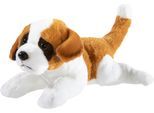 Kuscheltier HEUNEC "Puppy, Bernhardiner liegend 30 cm", braun (hellbraun, weiß), Plüschfiguren, KinderB:14cm H:17cm L:30cm, Polyester, Kuscheltier, B:14cm H:17cm L:30cm