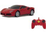 RC-Auto JAMARA "Ferrari 488 GTB, 1:24, 2,4 GHz", rot, Fernlenkfahrzeuge, KinderB:10cm H:5cm T:19cm, Kunststoff, RC-Auto, B:10cm H:5cm T:19cm