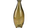 Dekovase AM DESIGN "Strahlende gelbe Vase aus Glas", gelb, B:15,5cm H:38cm, Glas, Vasen, Dekovase, verleiht jedem Raum Farbe und Leben