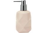 Seifenspender KLEINE WOLKE "Crackle", beige (sandbeige), Polyresin (Kunststein), Dosierspender, Seifenspender, in mehreren Farben erhältlich