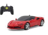 RC-Auto JAMARA "Ferrari SF90 Stradale 1:24, rot - 2,4 GHz", rot, Fernlenkfahrzeuge, KinderB:10cm H:5cm T:20cm, RC-Auto, B:10cm H:5cm T:20cm