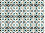 Fliesenaufkleber QUEENCE "Mosaik Muster", bunt (gold, blau, schwarz), B:15cm H:15cm T:0,1cm, Fliesenaufkleber, Fliesenaufkleber, Stickerfliesen, selbstklebend, Sticker, 12er Set