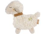 Greifspielzeug FEHN "fehnNATUR, Knister-Schaf", beige (ecru), Greifspielzeug, BabyB:16cm H:15cm, Nicki, Plüsch, Greifspielzeug, B:16cm H:15cm