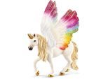 Spielfigur SCHLEICH "BAYALA, Geflügeltes Regenbogeneinhorn (70576)", bunt, Spielfiguren, Kinder, Kunststoff, Spielfigur