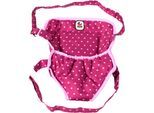 Puppen Bauchtrage CHIC2000 "Brombeere", schwarz (brombeere), Puppenausstattungen, KinderB:2cm H:25cm T:50cm, Polyester, Puppen Bauchtrage, B:2cm H:25cm T:50cm