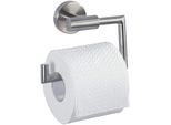 Toilettenpapierhalter WENKO "Bosio", silber (edelstahlfarben), B:15cm H:10,5cm L:6,5cm, Edelstahl, Toilettenpapierhalter, Toilettenpapierhalter, Edelstahl, rostfrei