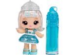 Minipuppe YUMMILAND "Yummiland Lipgloss Doll - Callie Birthday Cake", bunt, Puppen, Kinder, Minipuppe, inklusive Schlüsselanhänger