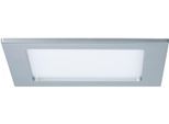 PAULMANN LED Panel "LED Einbaupanel eckig 165x165mm, 2.700K Weiß", grau (chromfarben), 1, H: 0,5cm, 1 Stk., Leuchten, LED Einbaupanel eckig 165x165mm 11,1W, LED Panel