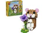 Konstruktionsspielsteine LEGO "Niedlicher Hamster mit Blume (31376), LEGO Creator", bunt, Spielbausteine, Kinder, Kunststoff, Konstruktionsspielsteine, Made in Europe