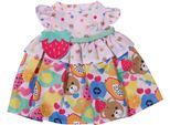 Puppenkleidung BABY BORN "Kleid Früchte, 43 cm", bunt, Puppenkleidung, Baby, Puppenkleidung, mit Kleiderbügel