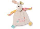 Schmusetuch NICI "My first NICI Kollektion, Hase, kleines Wunder", Baby, bunt (gelb, beige, rosa), Plüsch, Polyester, Schnuffeltücher Schmusetuch, mit aufgestickten Augen