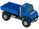 Spielzeug-Kipper KLEIN "Mercedes-Benz UNIMOG", blau, Spielzeugfahrzeuge, KinderB:11,5cm H:13cm T:24cm, Kunststoff, Spielzeug-Kipper, B:11,5cm H:13cm T:24cm