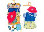 Puppenkleidung BABY BORN "Teddys Angler-Outfit", bunt, Puppenkleidung, Baby, Puppenkleidung
