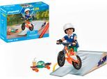 Konstruktions-Spielset PLAYMOBIL "Skateboard mit Rampe (71798), My Life", bunt, Spielbausteine, Kinder, Kunststoff, Konstruktions-Spielset, Made in Europe