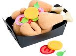 Spiellebensmittel HABA "Creative Play - Brathähnchen", bunt, Kaufladensortimente, Kinder, Polyester, Spiellebensmittel
