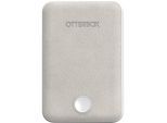 OTTERBOX Powerbank "Wireless PowerBank für MagSafe 5K MAH (7.5W)", beige (weiß), 3,7 V 5.000mAh, Akkumulatoren, Powerbank
